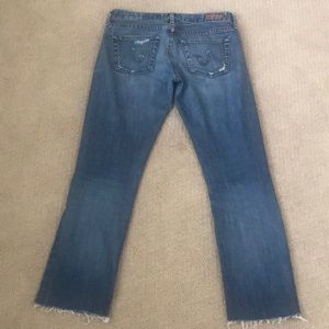 Ag Tomboy raw hem cropped 26